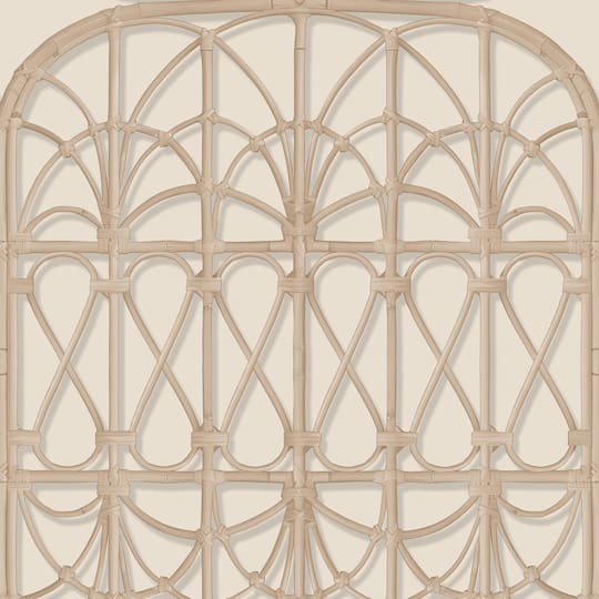 Designs Direct Lattice Rattan Panels Wallpaper